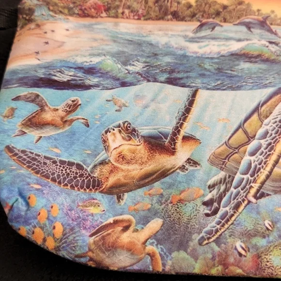 NEW- Cosmetic bag- Sea Turtles - Picture 4 of 6